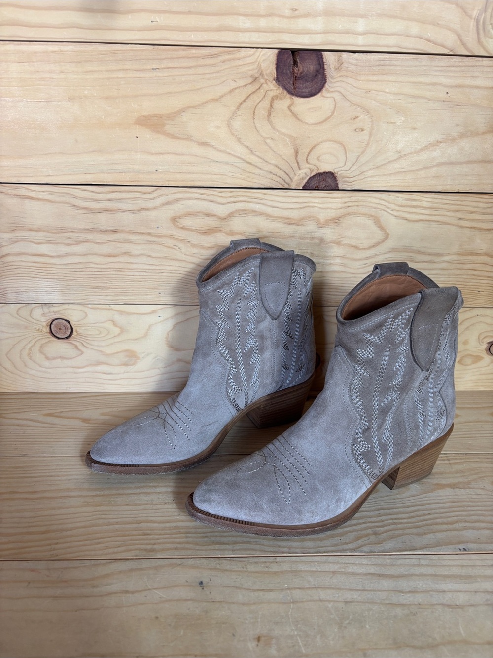 La Canadienne‎ western suede boots 39